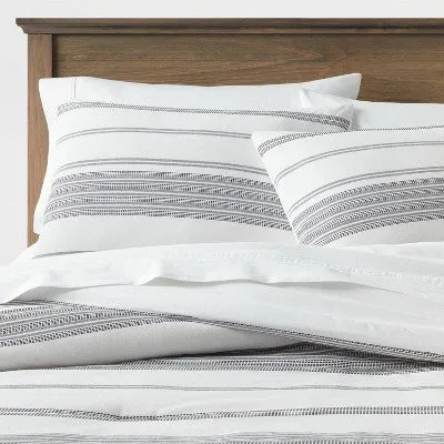 New - Threshold Cotton Comforter Set Jack and Tack