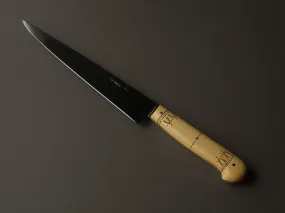 Nontron - Stainless - 8" Slicing Knife - Boxwood Handle - Mirror Polished