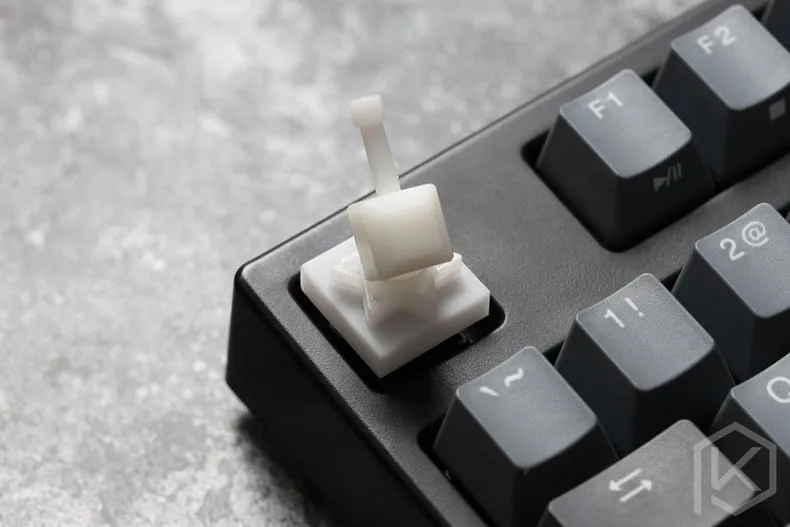 Novelty Shine Through Keycaps 3d printed print printing pla thor hammer custom mechanical keyboards light Cherry MX compatible