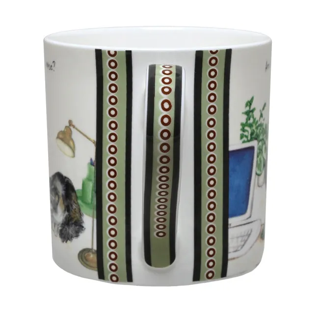 Office Cats China Mug