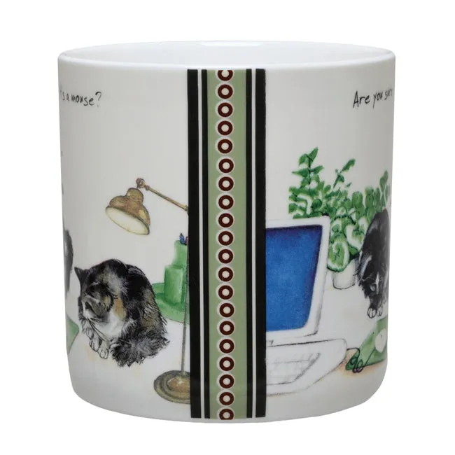 Office Cats China Mug