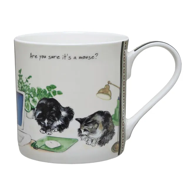 Office Cats China Mug