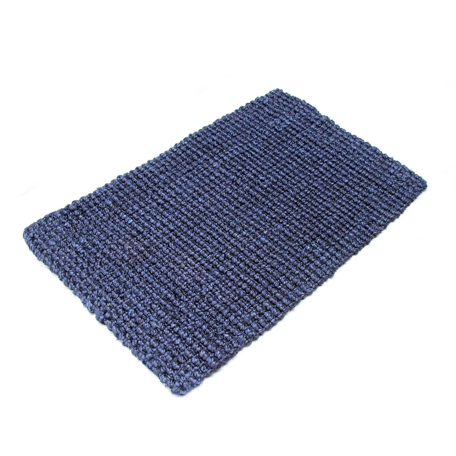 OnlyMat Handwoven Blue Colour Natural Jute Rug