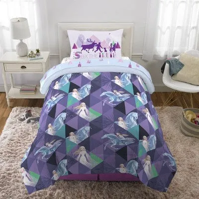 Open Box - Twin Royally Cool Frozen Reversible Comforter