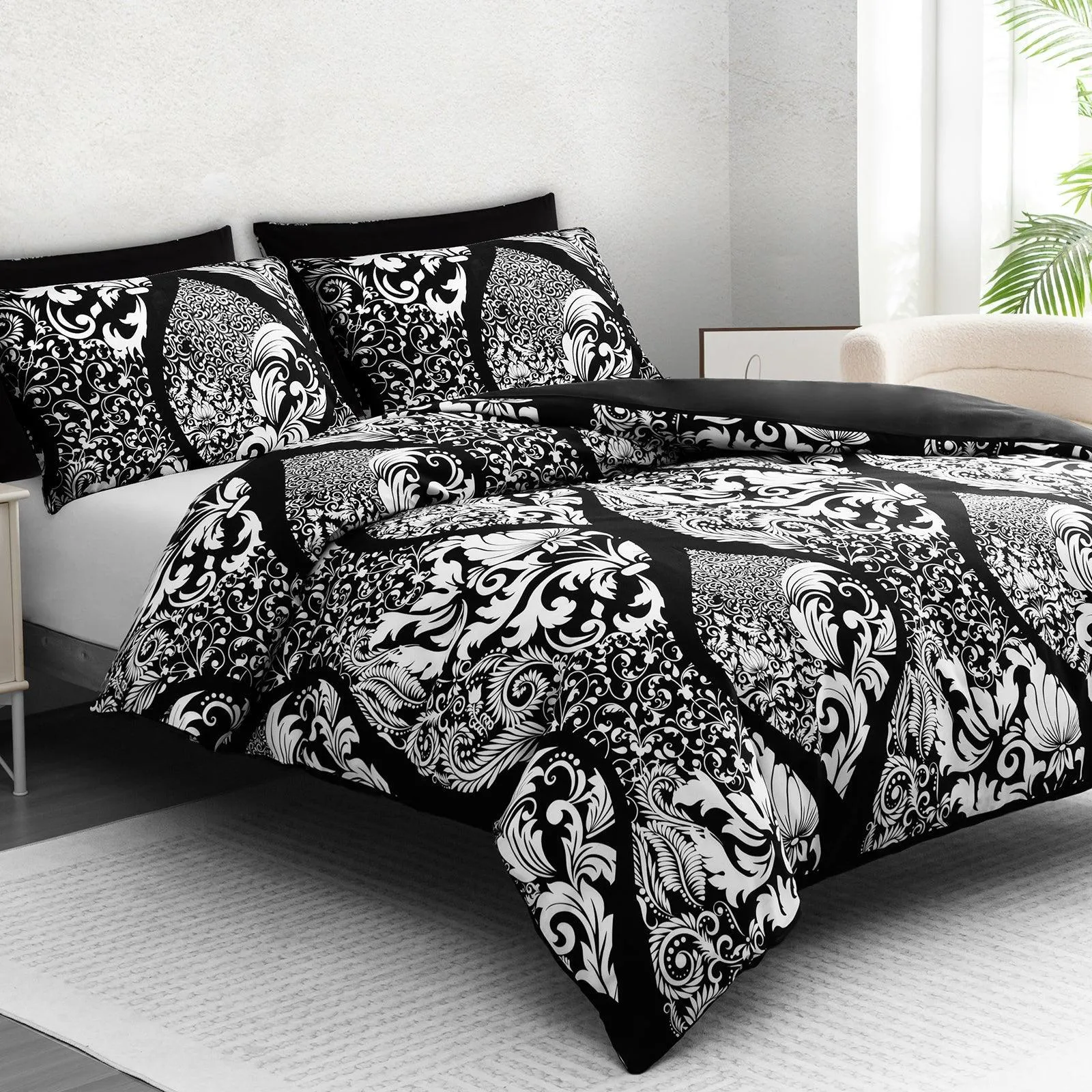 Pamposh Duvet Cover Set-Waves