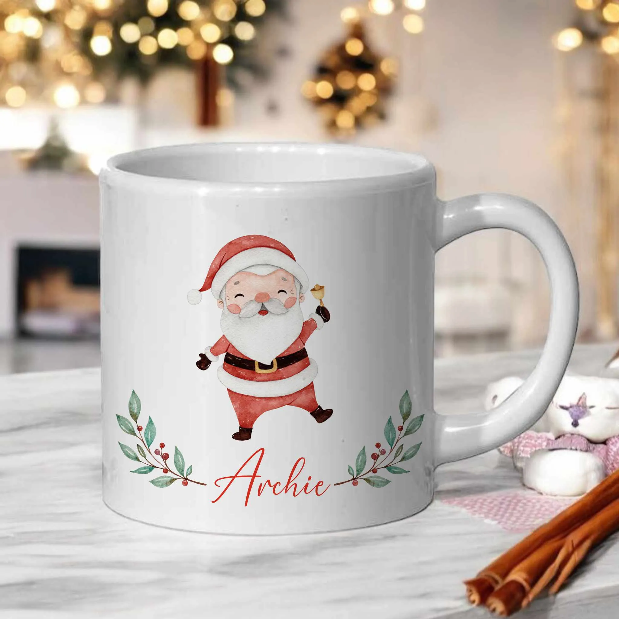 Personalised Children's Christmas Mug - 6oz Polymer Unbreakable Mug