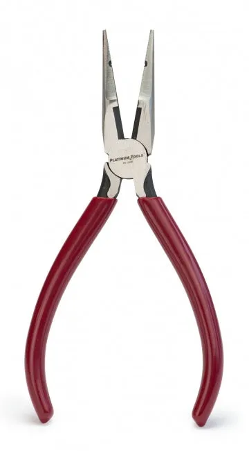 Platinum Tools 12102C 6” Long Nose Telecom Pliers