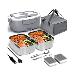 Portable Food Warmer – Electric Lunch Box for Work & Travel