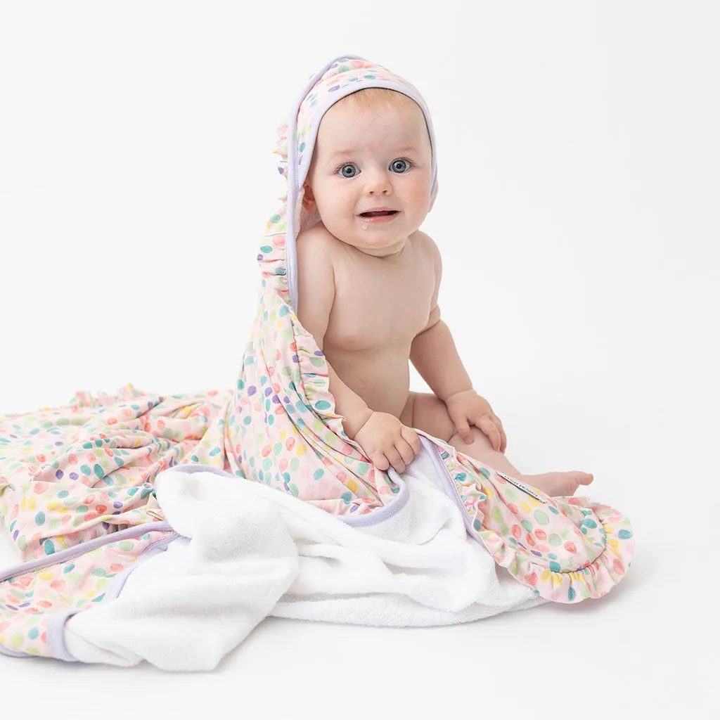 Posh Peanut Estelle Ruffled Hooded Towel