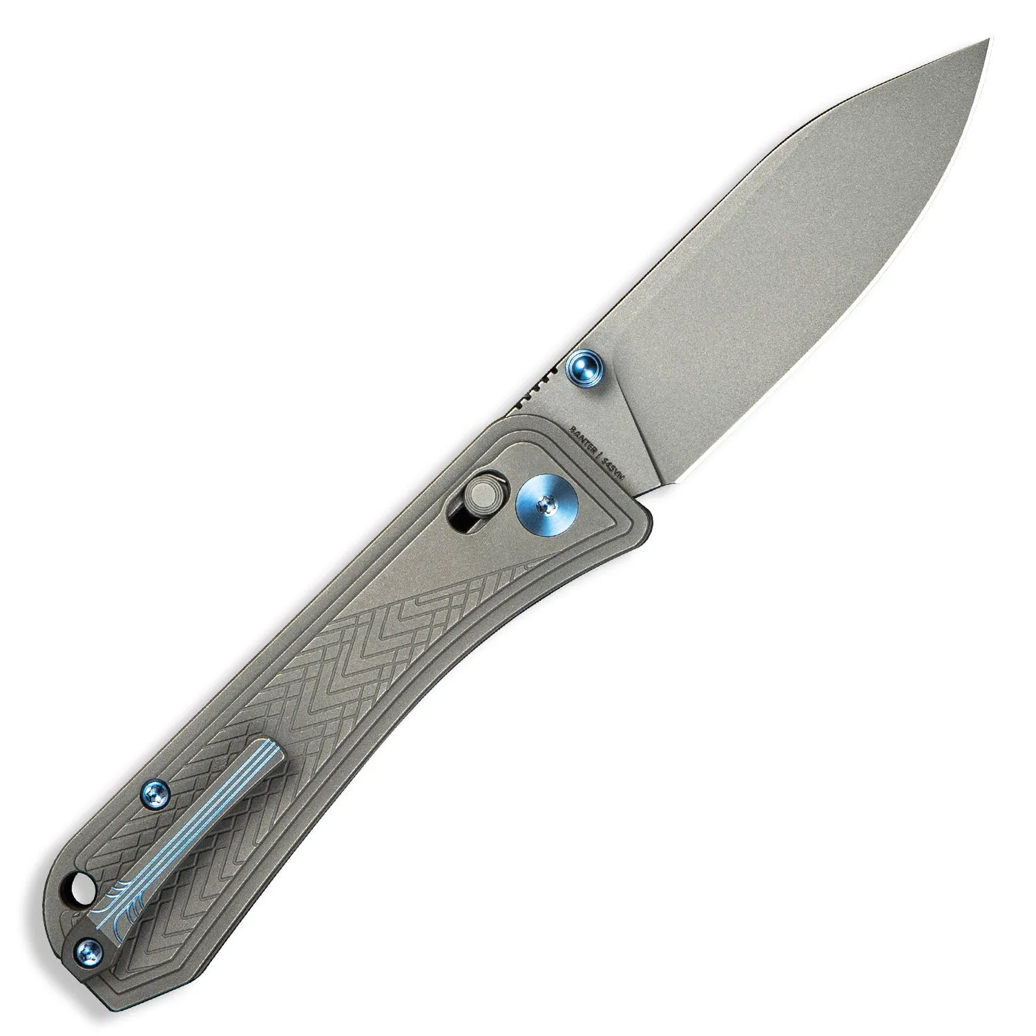 PREORDER: Bougie Banter Pocket Knife - Gray Titanium - S45VN