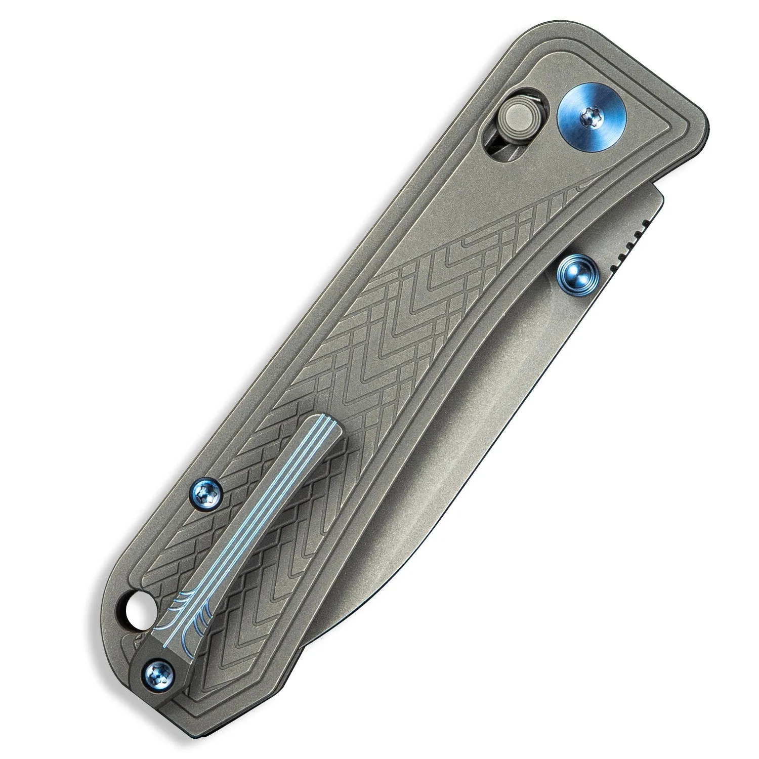 PREORDER: Bougie Banter Pocket Knife - Gray Titanium - S45VN