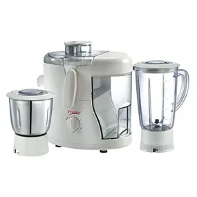 Prestige Champ Juicer Mixer Grinder 3 Jars 550W White