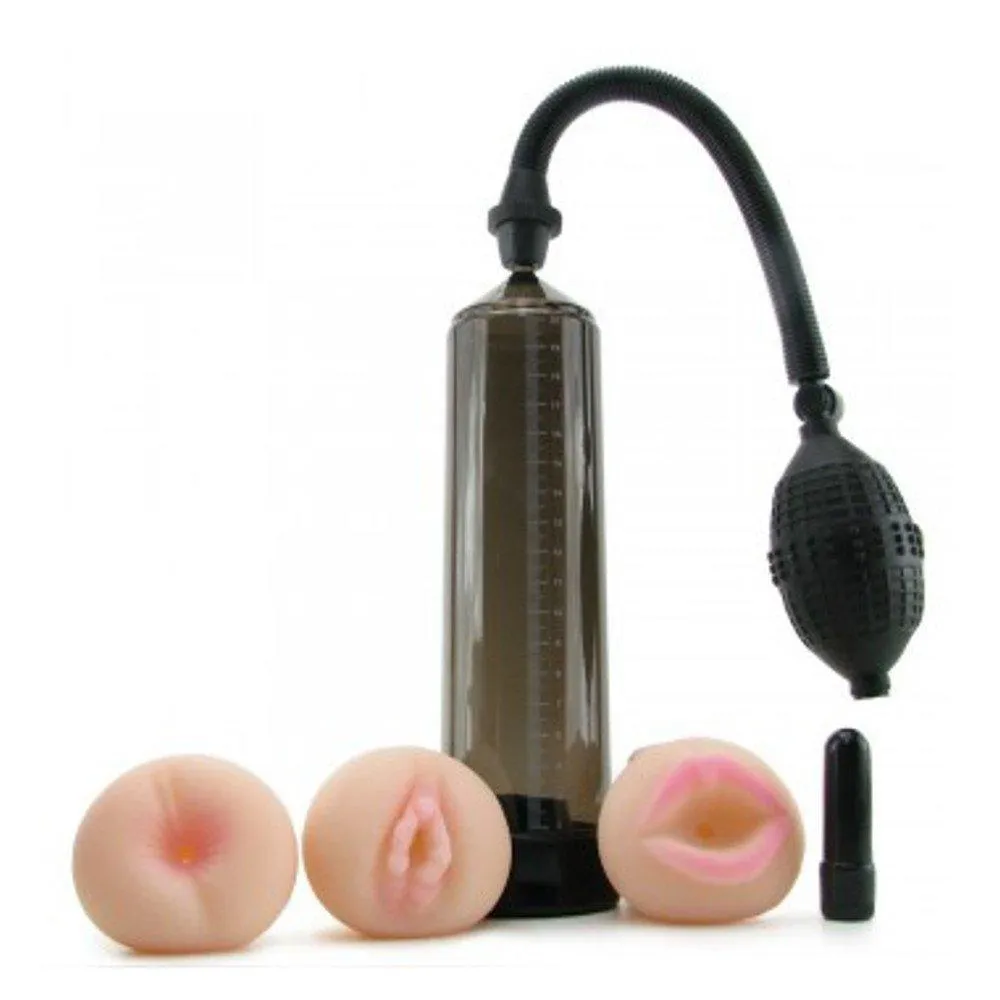 Pump Worx Travel Trio Set With Waterproof Bullet