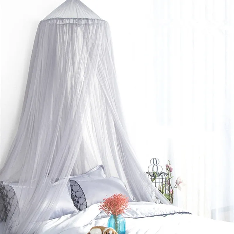 Purple Hanging Bed Canopy