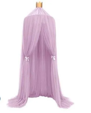 Purple Hanging Bed Canopy