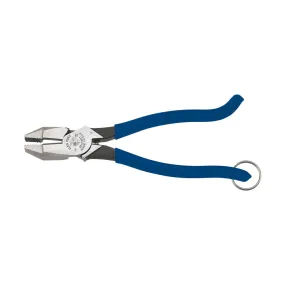 Rebar Work Pliers with Tether Ring, High Leverage