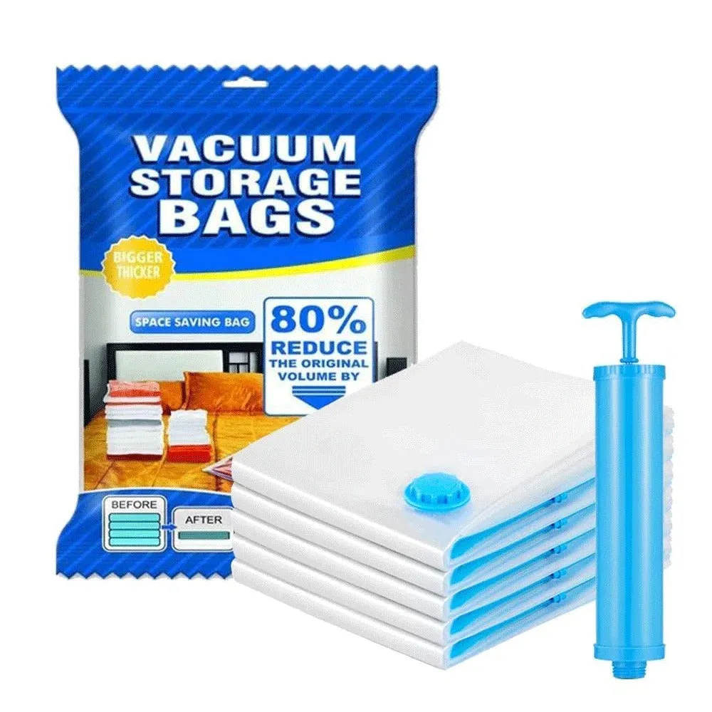 Reusable Vacuum Bags with Pump