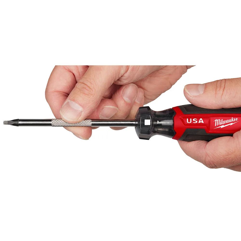 Screwdriver - Milwaukee #1 Square 3" Cushion Grip Screwdriver (USA), MT217