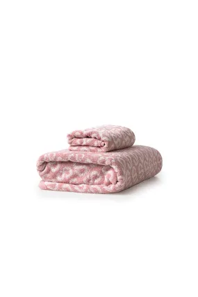 Signature Tapis Towel - Rose