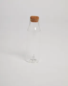 Silou Glass Bottle with Cork Lid - 600ml