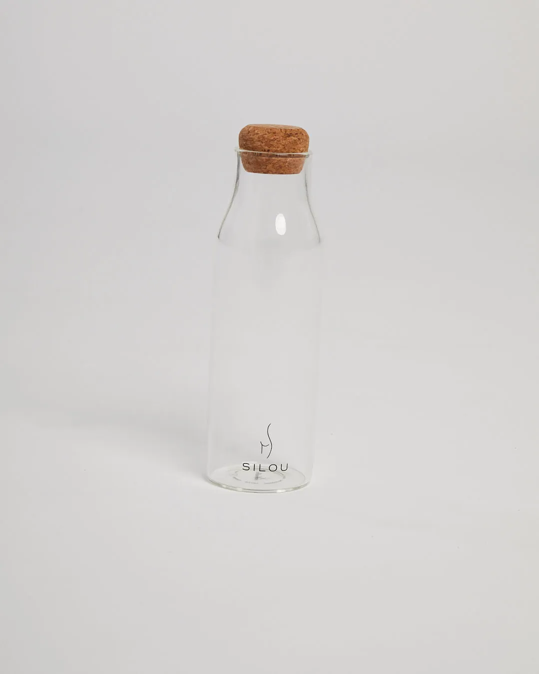 Silou Glass Bottle with Cork Lid - 600ml