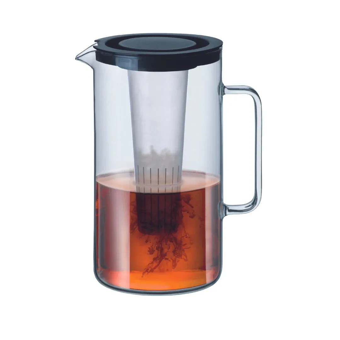 Simax Glass Borosilicate Water Pitcher 2.5L with Ice-Insert & Sieve