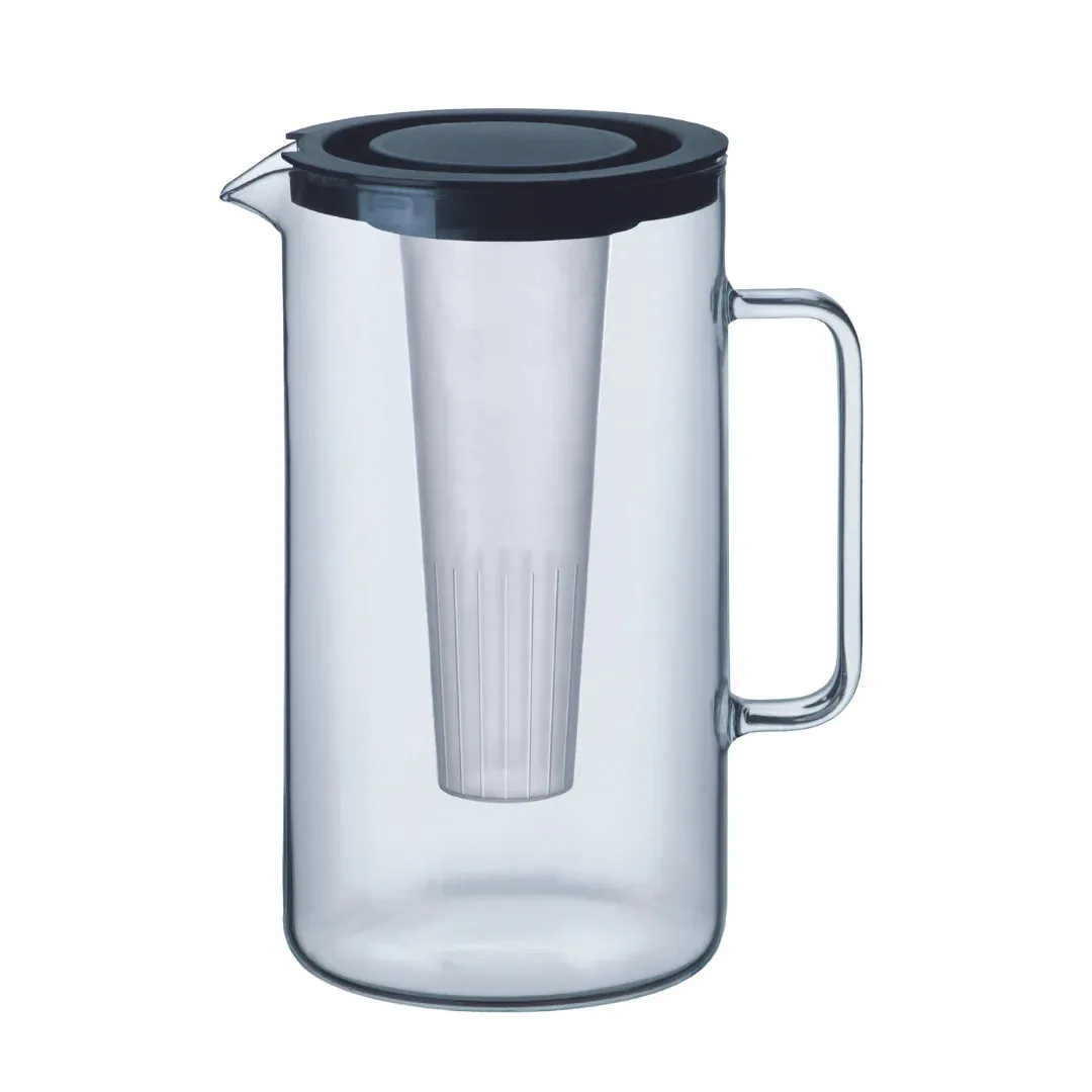 Simax Glass Borosilicate Water Pitcher 2.5L with Ice-Insert & Sieve