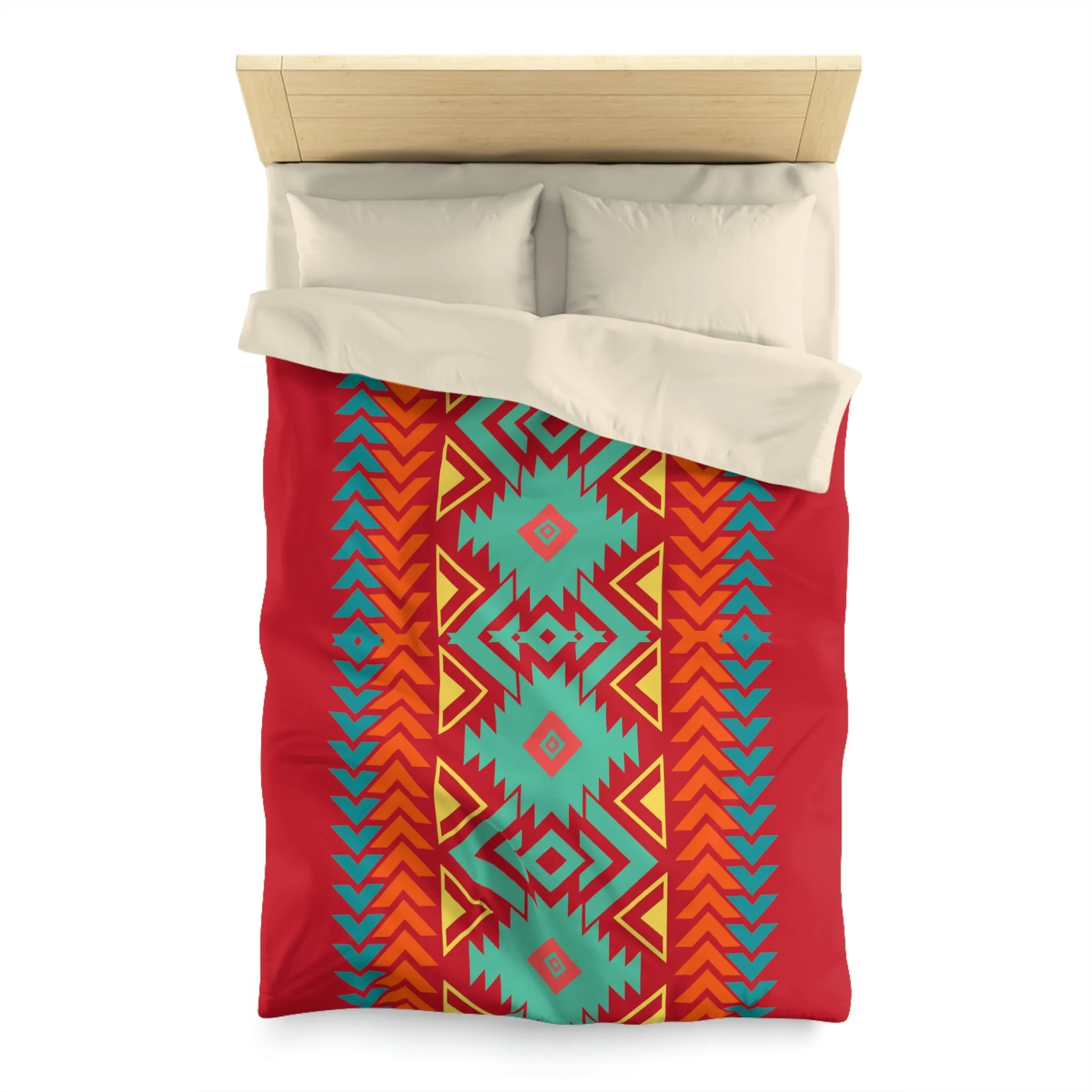 Southwestern Duvet Cover | Microfiber Duvet Bed Comforter Cover Queen or Twin