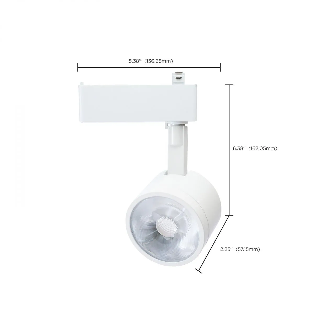 Starfish Smart LED Track Head Round 12W 1100 Lumens RGBTW, Halo, 36 Beam Angle, White Finish