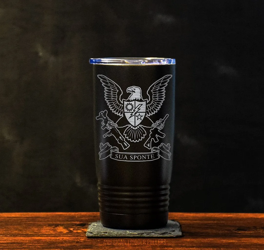 Sua Sponte Eagle Tumbler