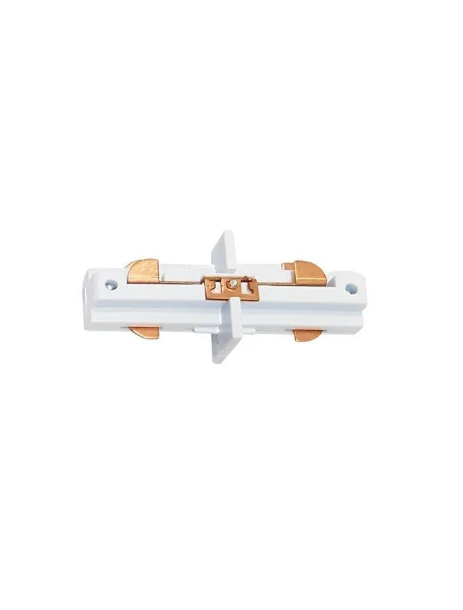 Surbiton White Aluminium Track Rail Connector - ID 8719