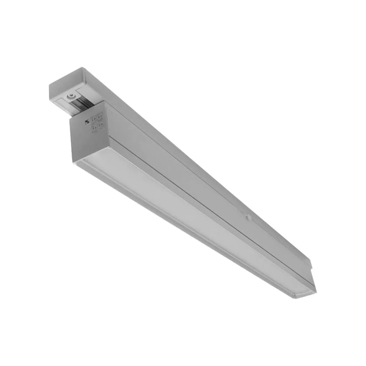 T-Line 2 ft LED Linear Track Bar 20W 1600 Lumens Selectable CCT 30K/35K/40K, Halo, Silver