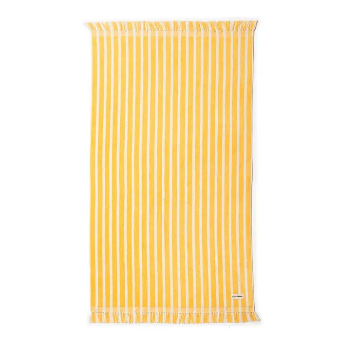 THE BEACH TOWEL | Monaco Mimosa Stripe