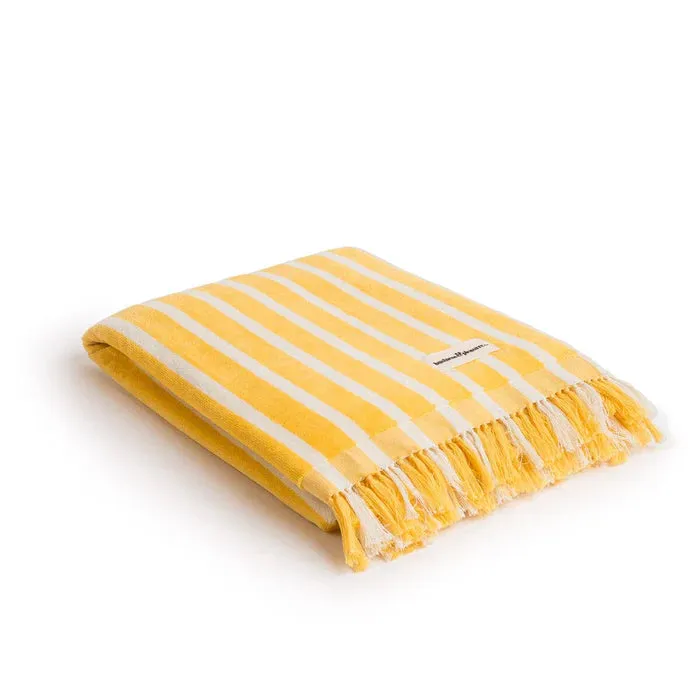 THE BEACH TOWEL | Monaco Mimosa Stripe