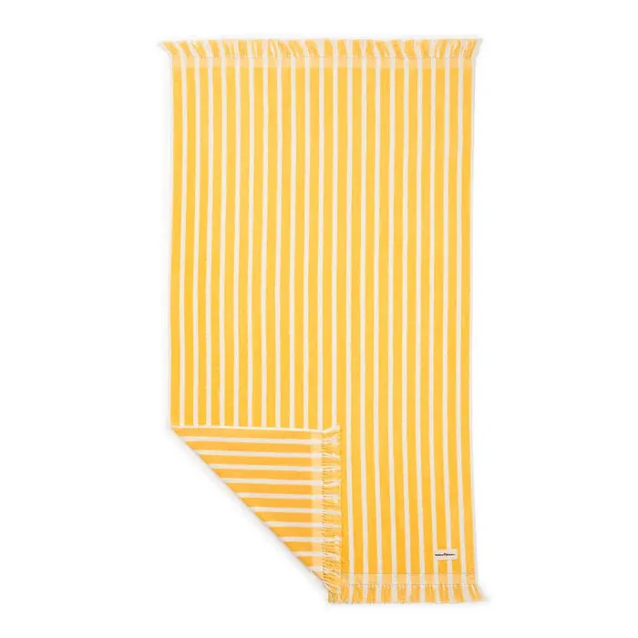 THE BEACH TOWEL | Monaco Mimosa Stripe