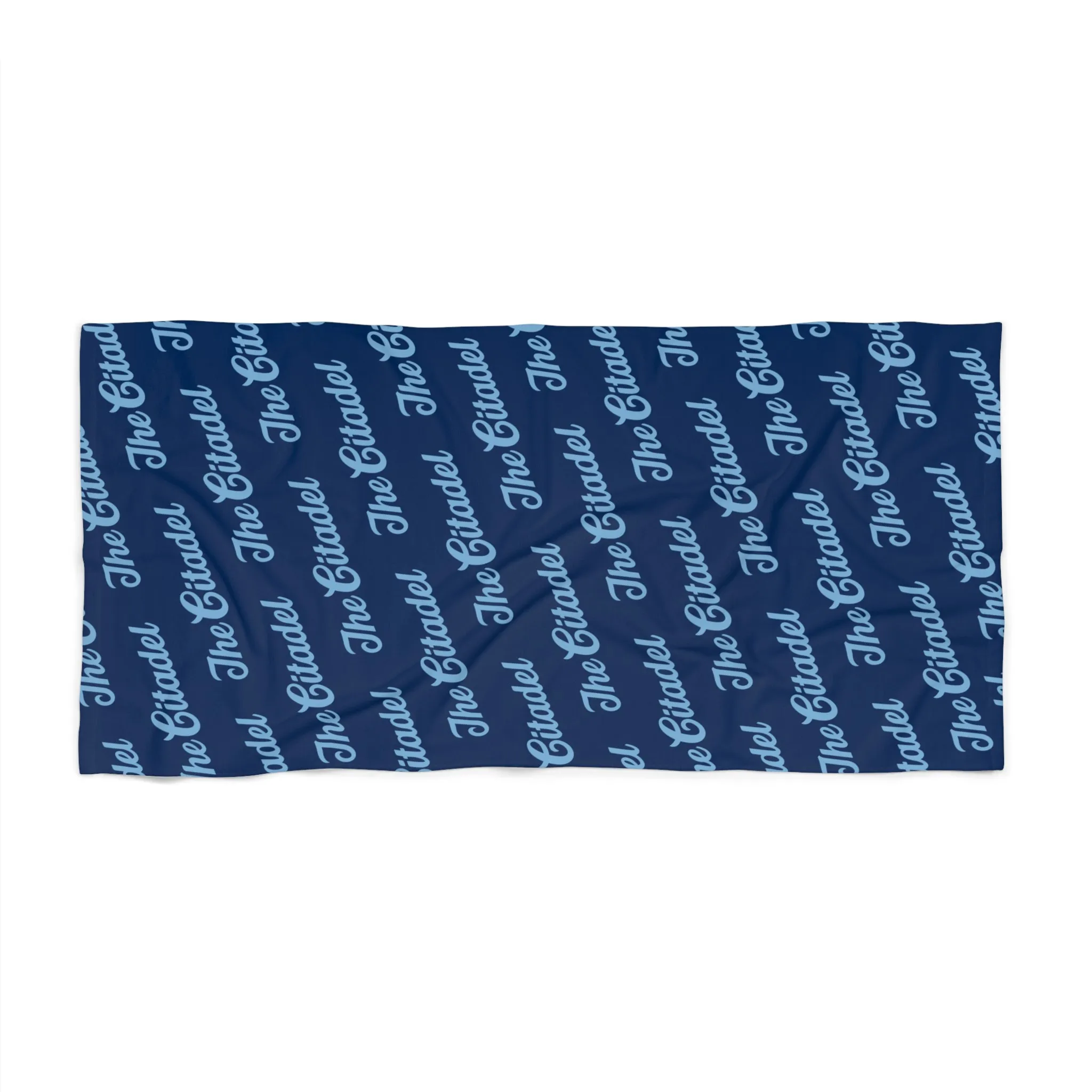 The Citadel, Script patterned Beach Towel