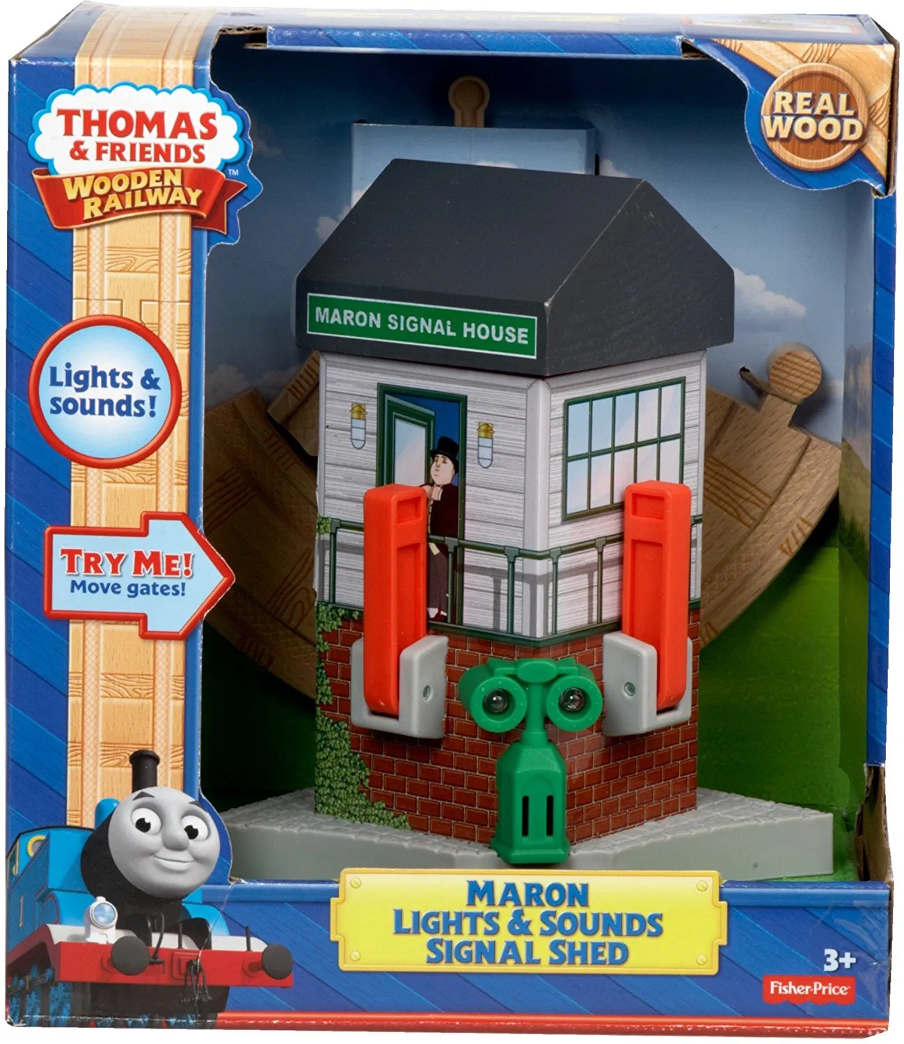 Thomas & Friends Fisher-Price Thomas the Train Wooden Railway Maron Lights