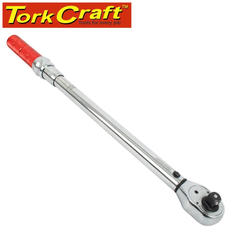 TORK CRAFT MECHANICAL TORQUE WRENCH 1/2' X 20-210NM TCTQ12210-01