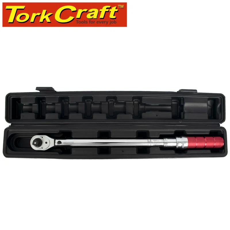 TORK CRAFT MECHANICAL TORQUE WRENCH 1/2' X 20-210NM TCTQ12210-01