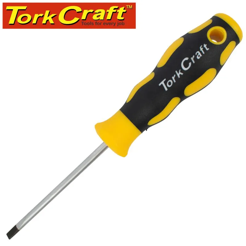 TORK CRAFT SCREWDRIVER SLOTTED 4 X 75MM TC16019