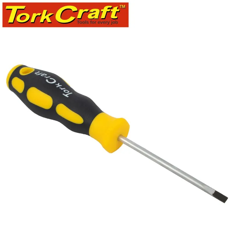 TORK CRAFT SCREWDRIVER SLOTTED 4 X 75MM TC16019