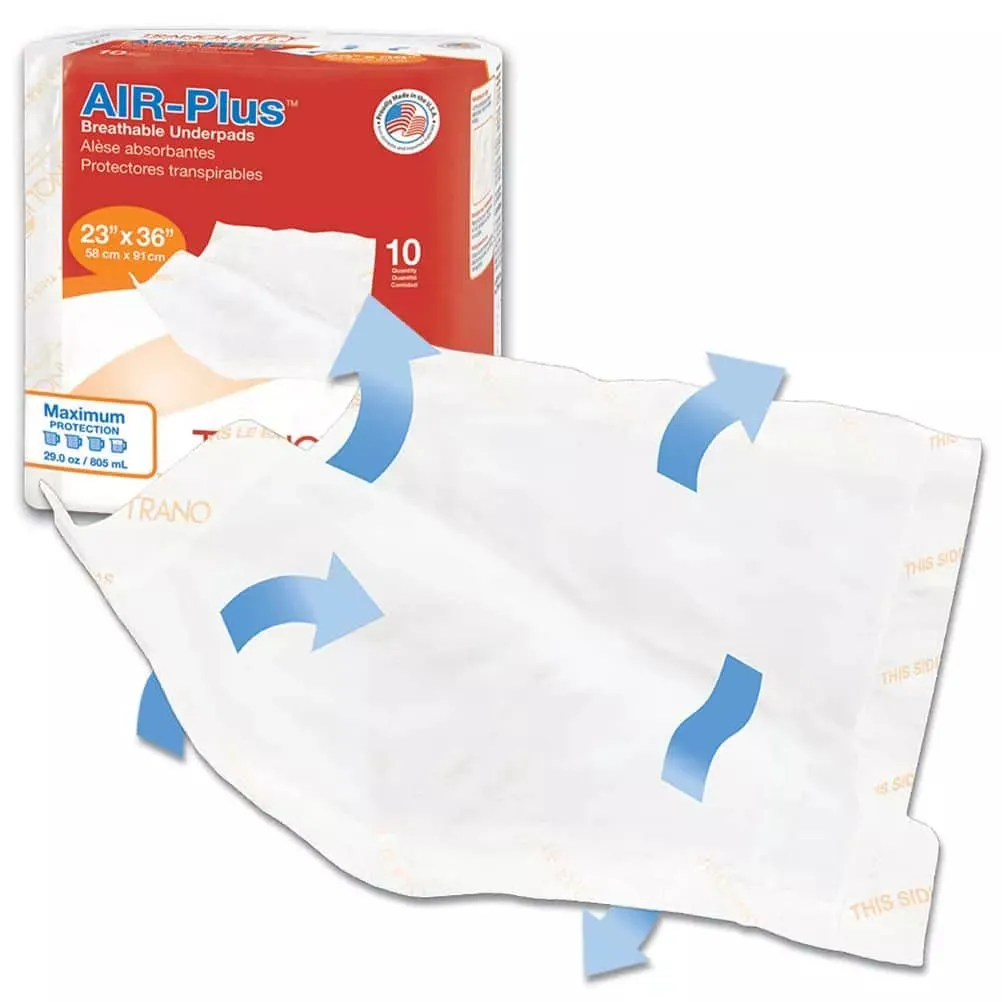 Tranquility® AIR-Plus Breathable Underpads