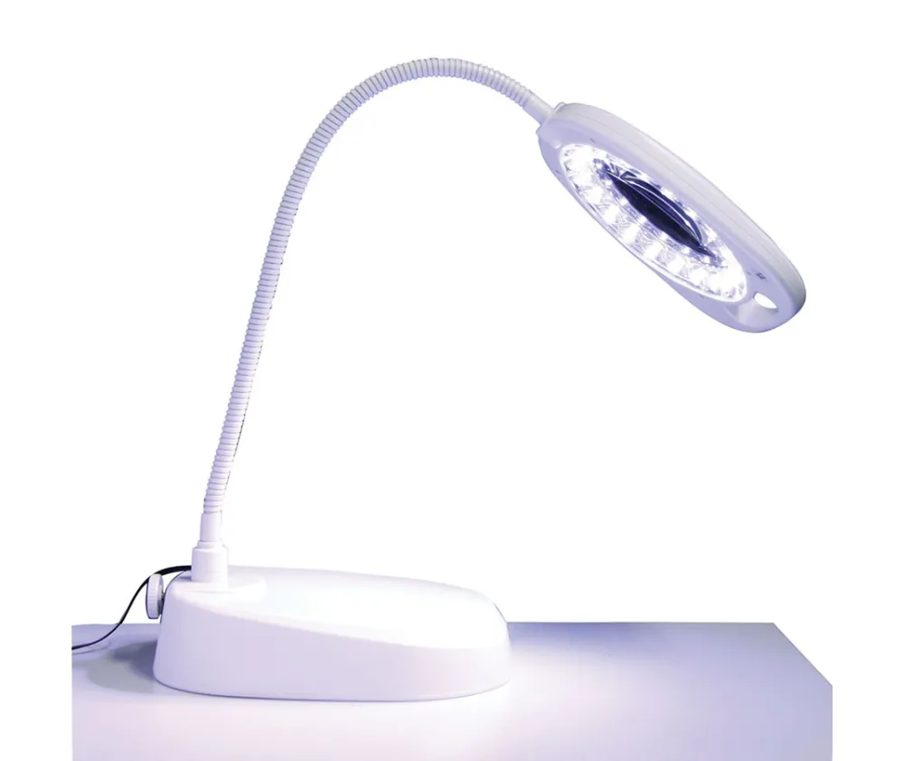 Triumph Arch LED Magnifier Floor/Desk Lamp