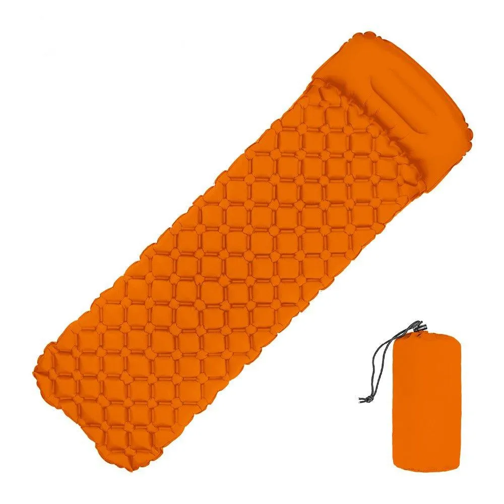 Ultralight Sleeping Pad Buckle Design Built-in Pillow