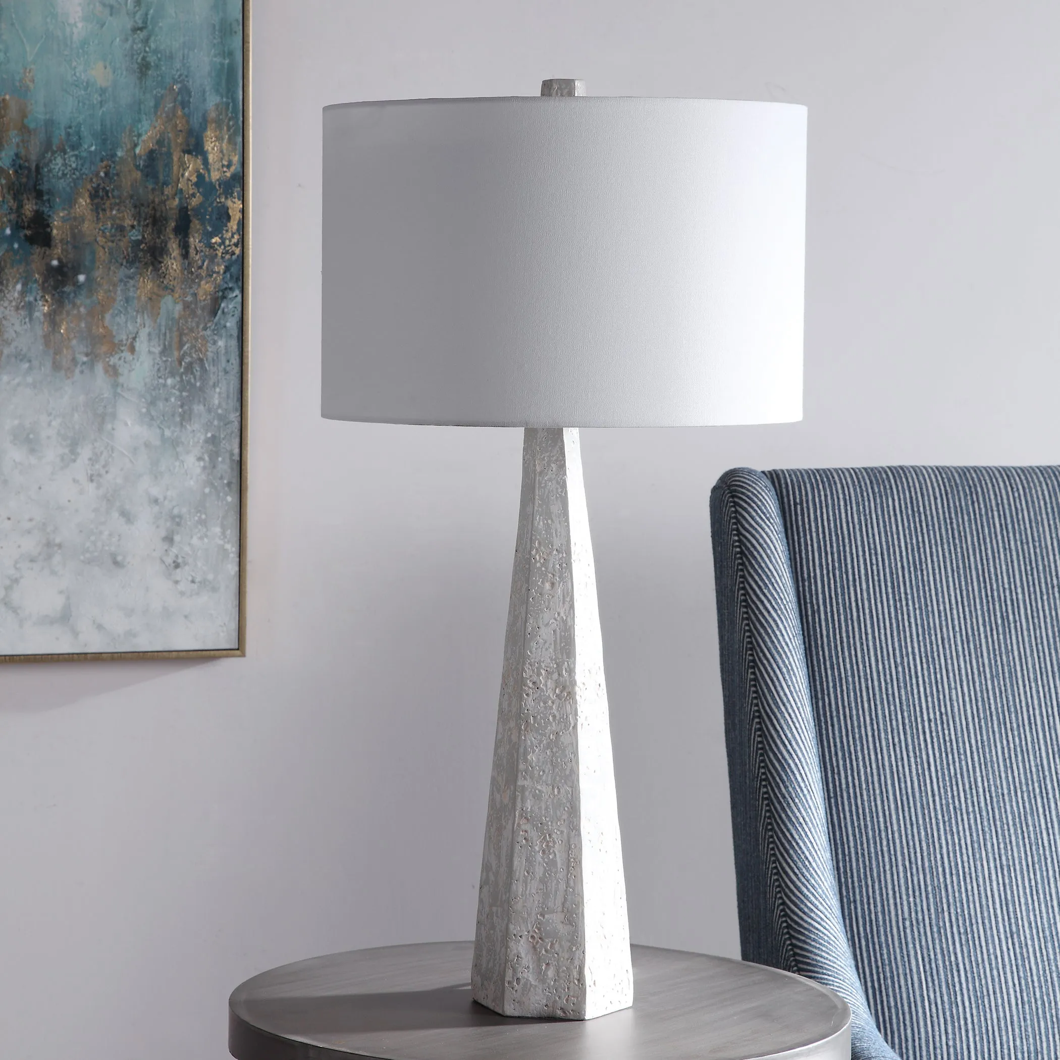 Uttermost Apollo Concrete Table Lamp