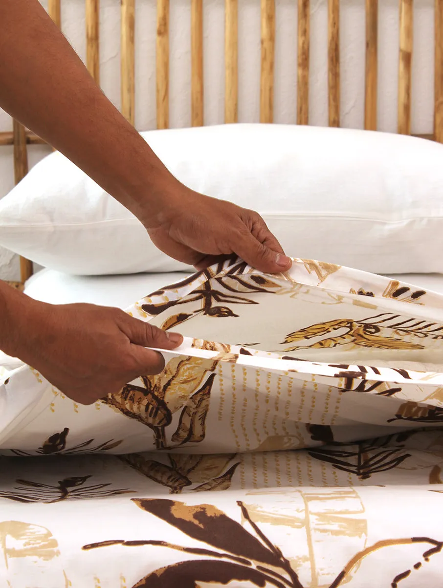 Vanam Duvet Cover (Brown)