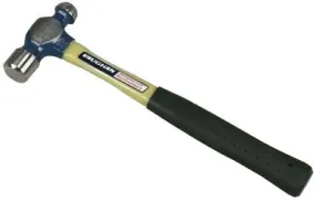 Vaughan FS224 Ball Pein Hammer, Forged Head, Straight Fiberglass Handle, 14 1/2 in, 2.13 lb 1 EA