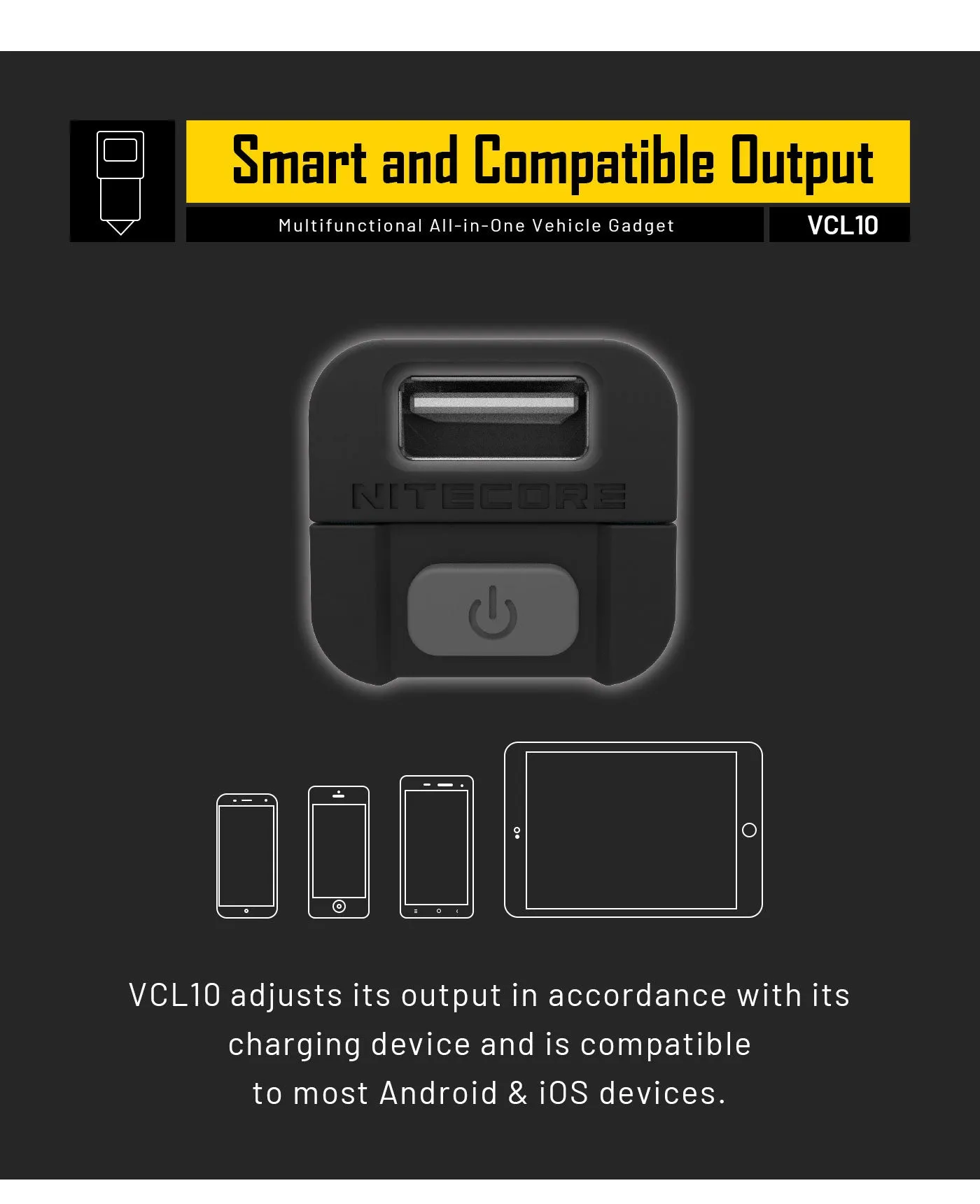 VCL10-Multi functional car charger