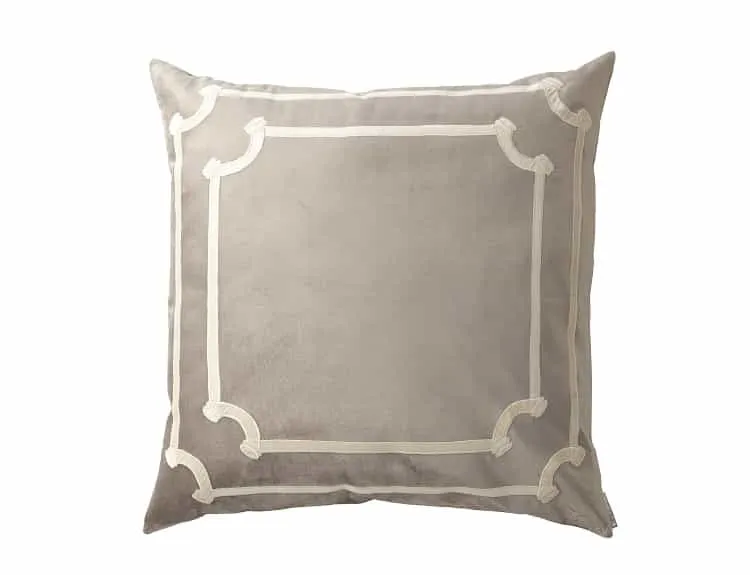 Versailles Silver Velvet Bedding by Lili Alessandra