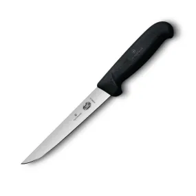 Victorinox Fibrox Boning Knife Straight Wide Blade 15cm - CW452